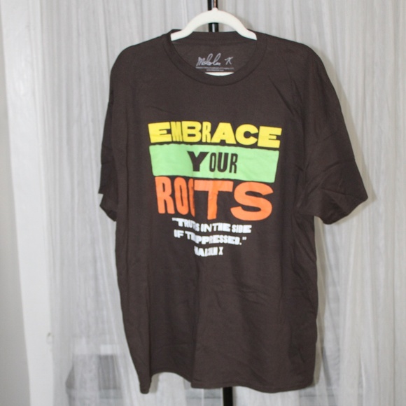 Malcolm X Graphic Short Sleeve Crew Neck T-Shirt. Sz. 2XL - Picture 2 of 4